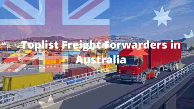 Toplist freight forwarders in Australia