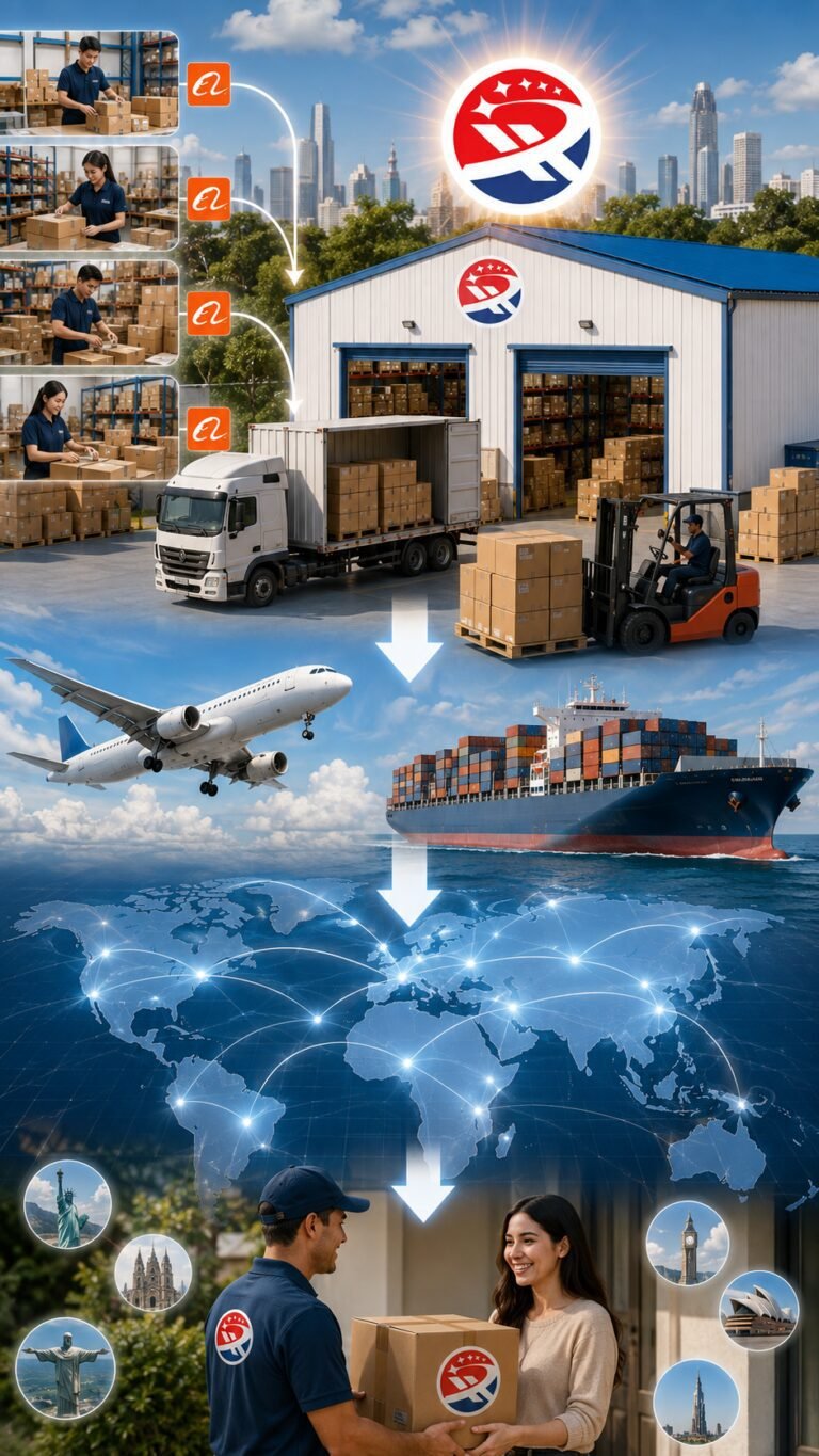 Alibaba China Freight Forwarding — Full Container Load and Less-than-Container Load Shipping Guide for Global Sellers 1 ChatGPT Image 2026年8月27日 17 35 37